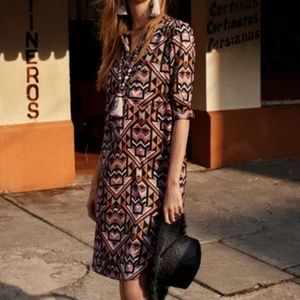 H&M Geo print dress Size Medium